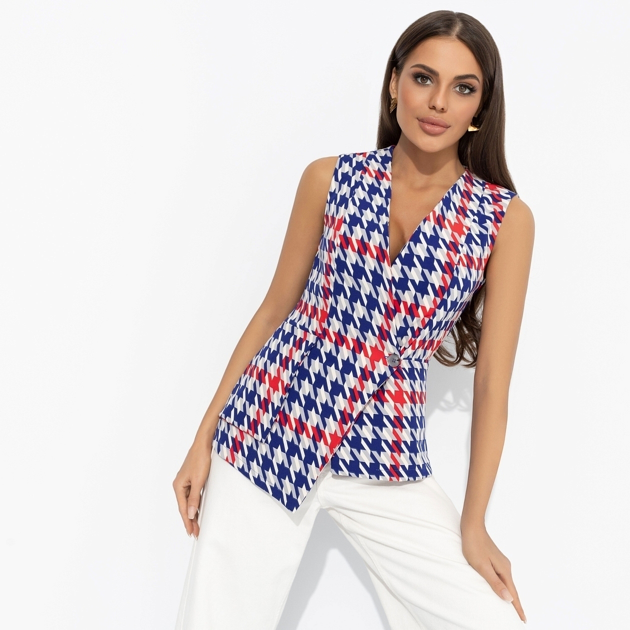 Стильный лидер (эффектный). Состав: 95% полиэстер, 5% спандекс