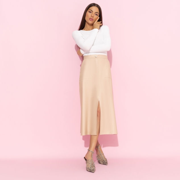 Юбка Откровенно шикарная (беж) 