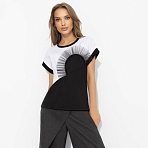 Футболка Хочу чуда. Состав: 65% п/э, 30% вискоза, 5% стрейч