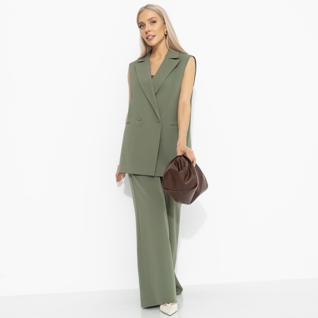 Брючный комплект Сценарий успеха (хаки, 2 в 1) 