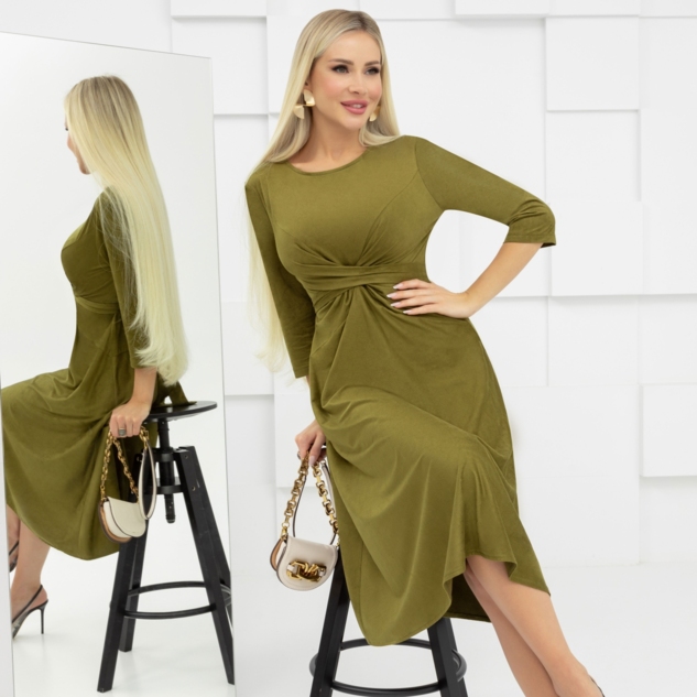 Платье Беспроигрышная формула (хаки) 