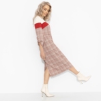 Платье Влюблена в себя (красное). Состав: 65% п/э, 30% вискоза, 5% спандекс