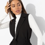 Летнее наслаждение (черный). Состав: 60% п/э, 37% вискоза, 3% спандекс