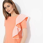 Платье Романтика леди (нежная). Состав: 72% п/э, 22% вискоза, 6% спандекс