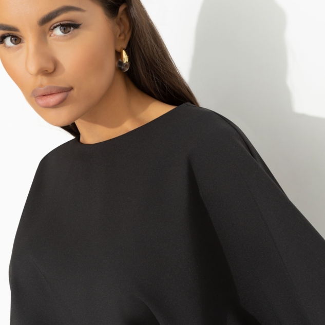 Платье Ты входишь–мода замирает (черное) 