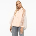 Блуза Теория красоты (шарм). Состав: 95% п/э, 5% спандекс