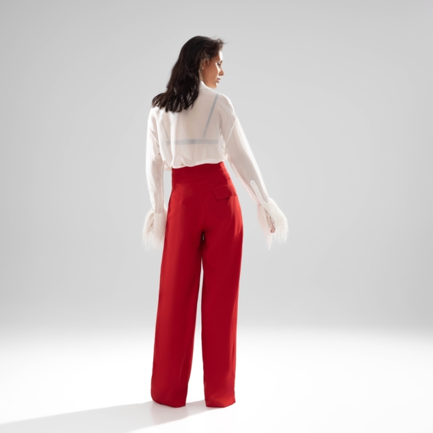 Брюки Lifestyle (рэд, с поясом) 