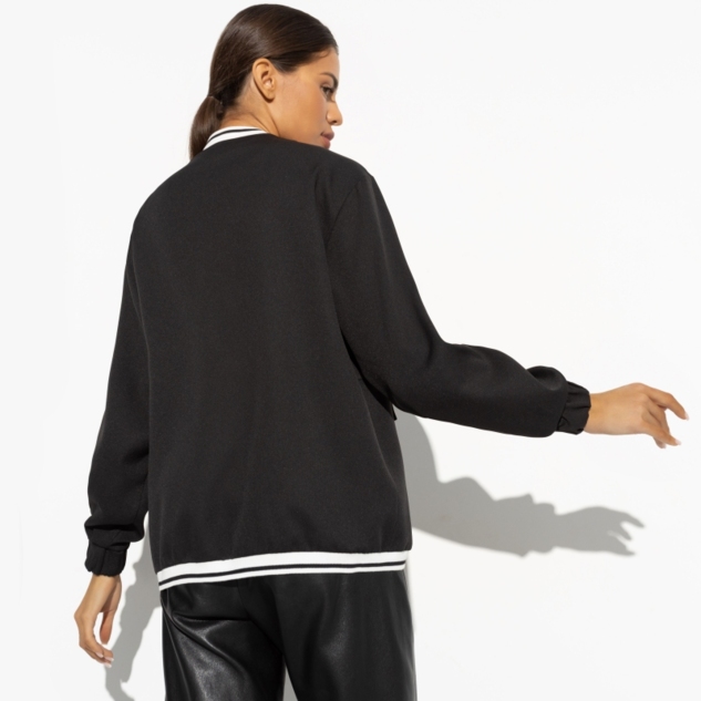 Бомбер Бунтарка (black) 