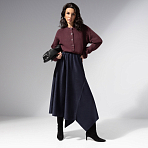 Грация рассвета (синяя). Купить женский Юбка оптом от производителя.