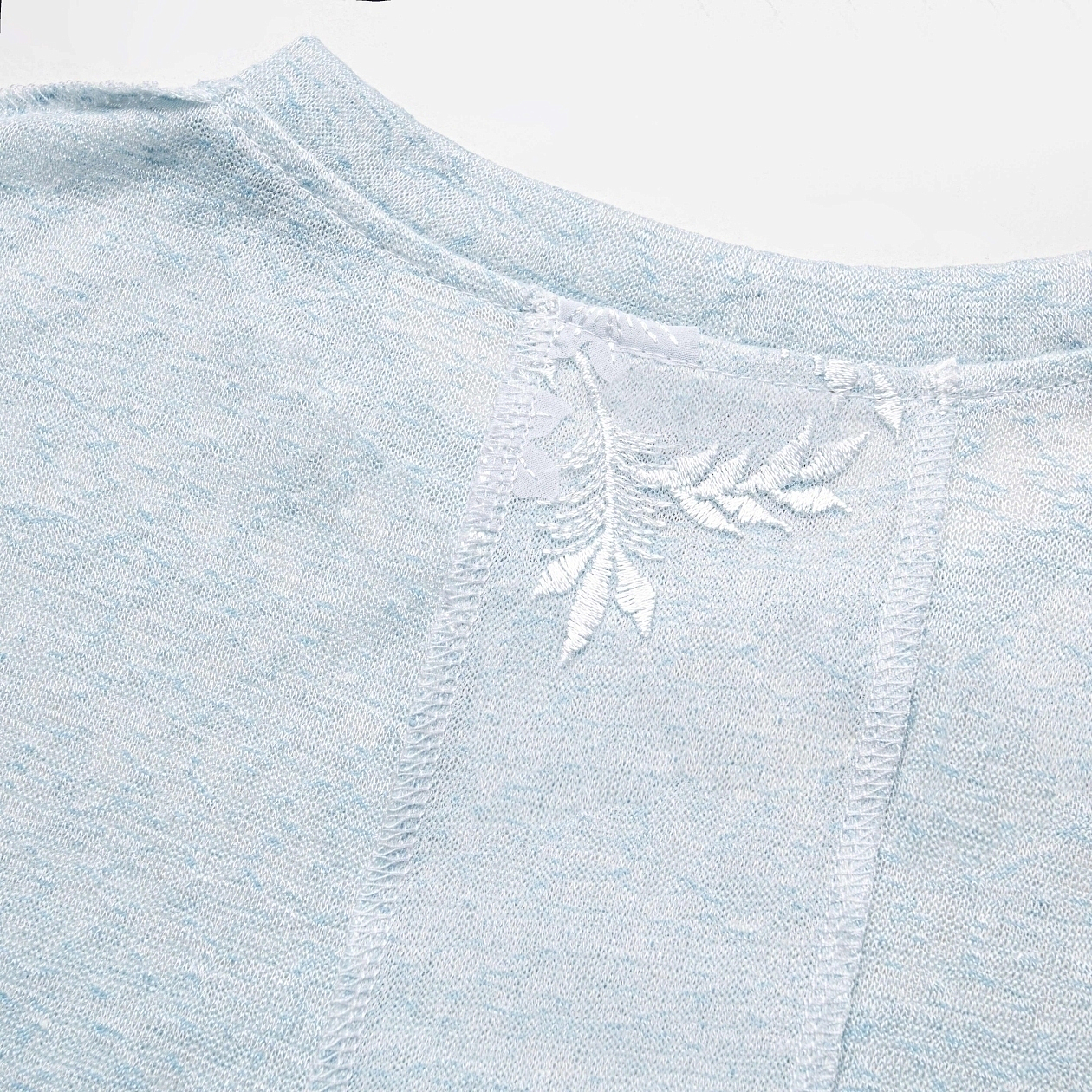 Футболка Буду тебе сниться (голубой меланж). Состав: 65% п/э, 30% вискоза, 5% спандекс