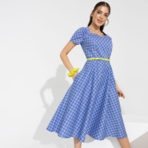 Платье Тонко чувствую (с ремешком). Состав: 50% хлопок, 45% п/э, 5% спандекс