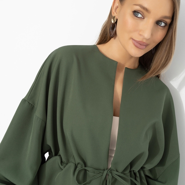 Брючный костюм Серьезная леди (2 в 1, хаки) 