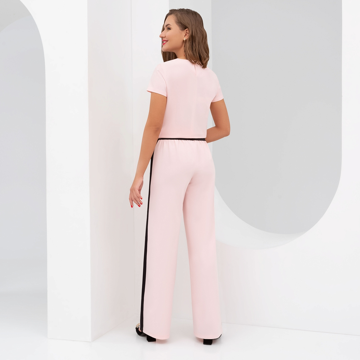 Брюки Энергия утра. Состав: 72% п/э, 22% вискоза , 6% эластан