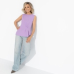 Блуза Счастье с тобой (lilac). Состав: 60% п/э, 37% вискоза, 3% спандекс