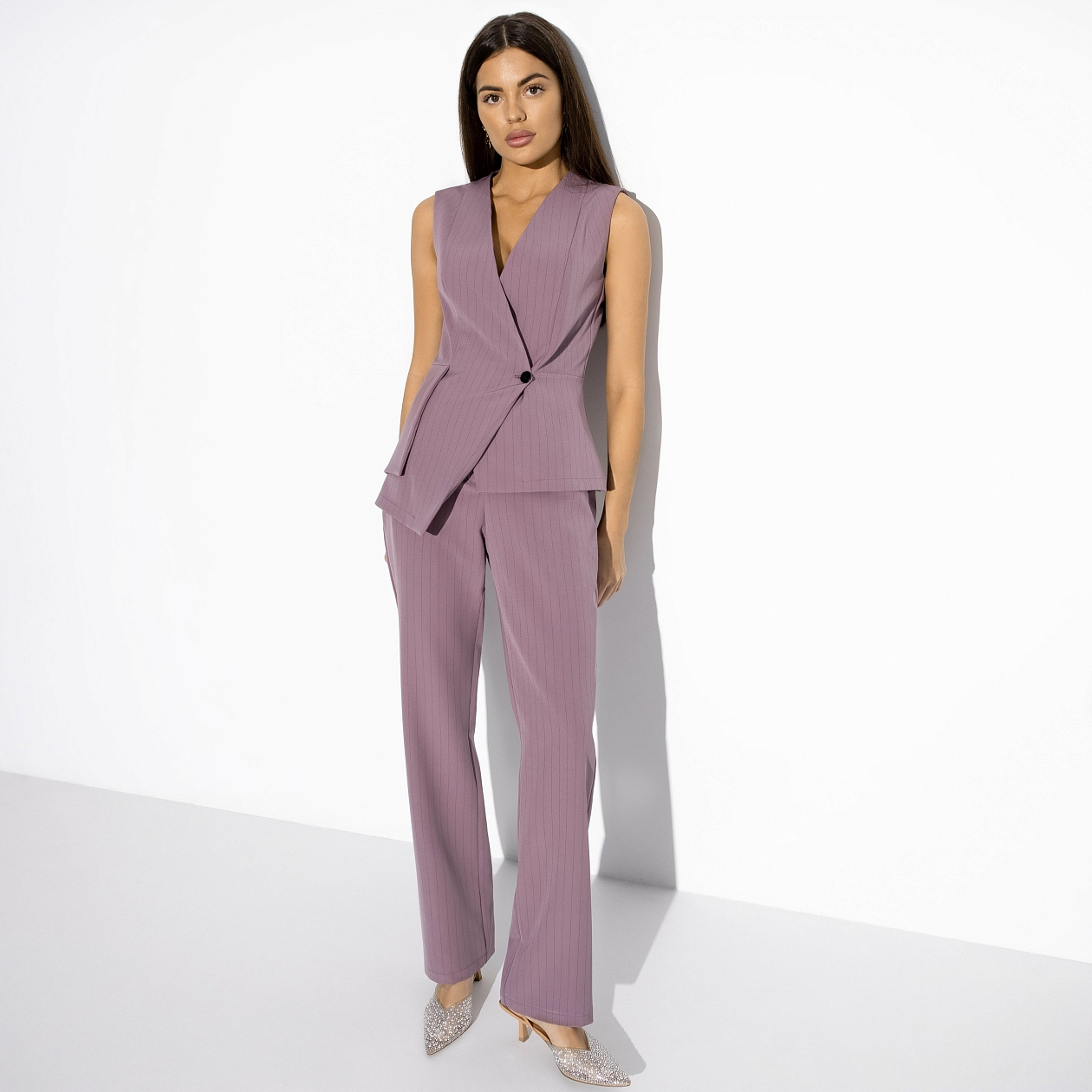 Брюки Слишком инициативна (shadow dreams). Состав: 60% полиэстер, 37% вискоза, 3% спандекс