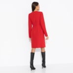 Платье Судьбоносное решение (red). Состав: 60% п/э, 37% вискоза, 3% спандекс