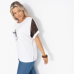 Футболка Моя прелесть. Состав: 65% п/э, 30% вискоза, 5% стрейч