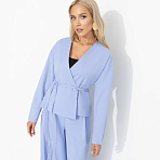 Брючный костюм Стиль говорит (2 в 1, утреннее небо). Состав: 65% п/э, 30% вискоза, 5% эластан