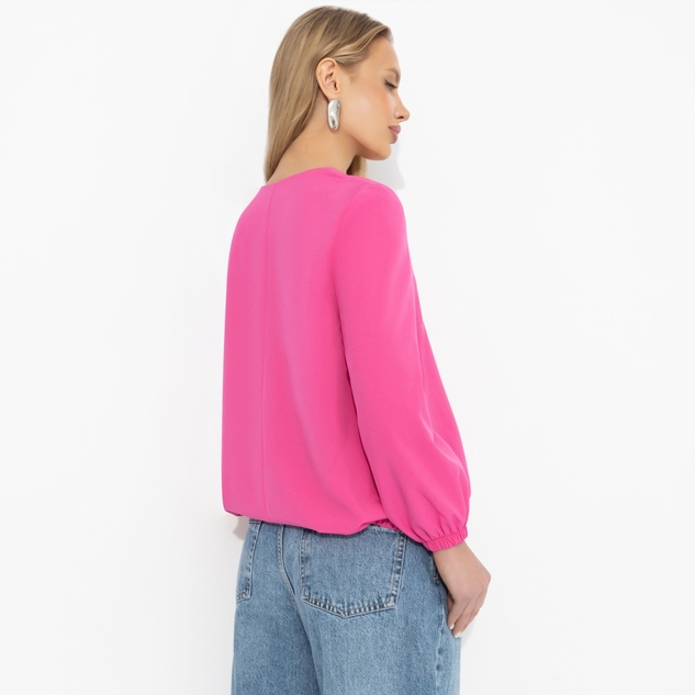 Блуза В зоне внимания (розовый пион) 