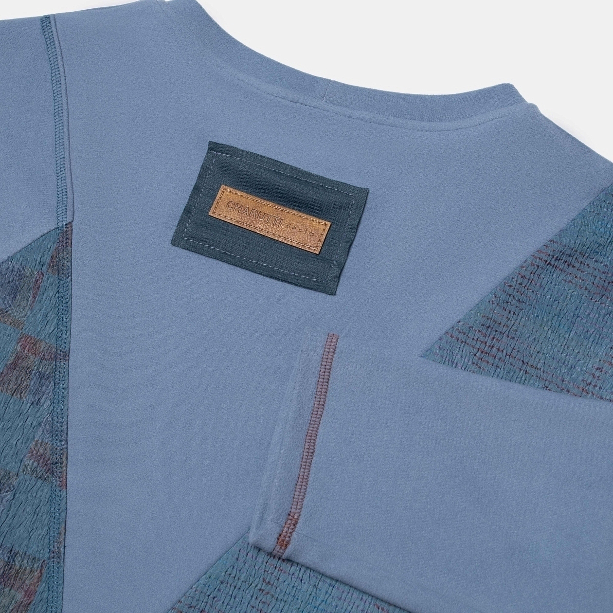 Лонгслив Стиль вне закона (голубой). Состав: 95% п/э, 5% спандекс