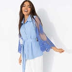 Жакет Даю автограф (с поясом). Состав: 95% п/а, 5% эластан