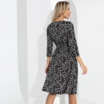 Платье Стильный офис (fantasy). Состав: 65% хлопок, 35% спандекс