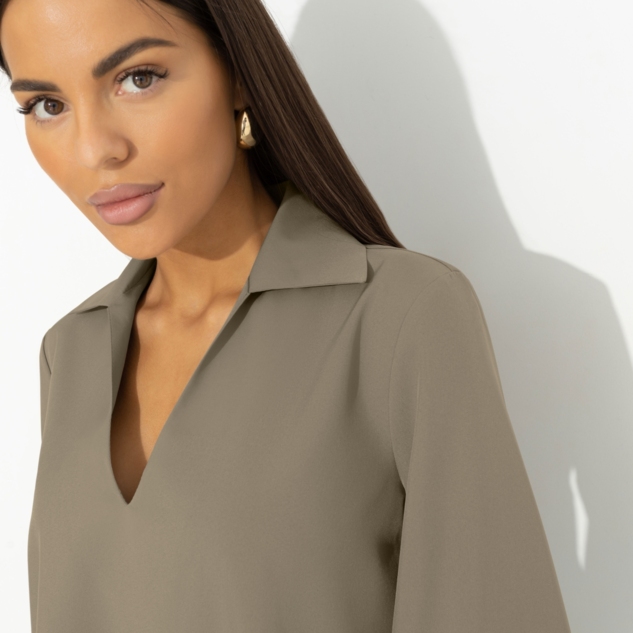 Блуза Личные границы (зеленый чай) 