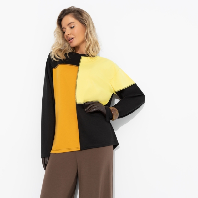 Лонгслив Идеальная гармония (оранжевая) 