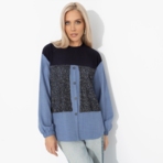 Стиль по-взрослому (голубой). Состав: 65% п/э, 20% вискоза, 10% акрил, 5% спандекс