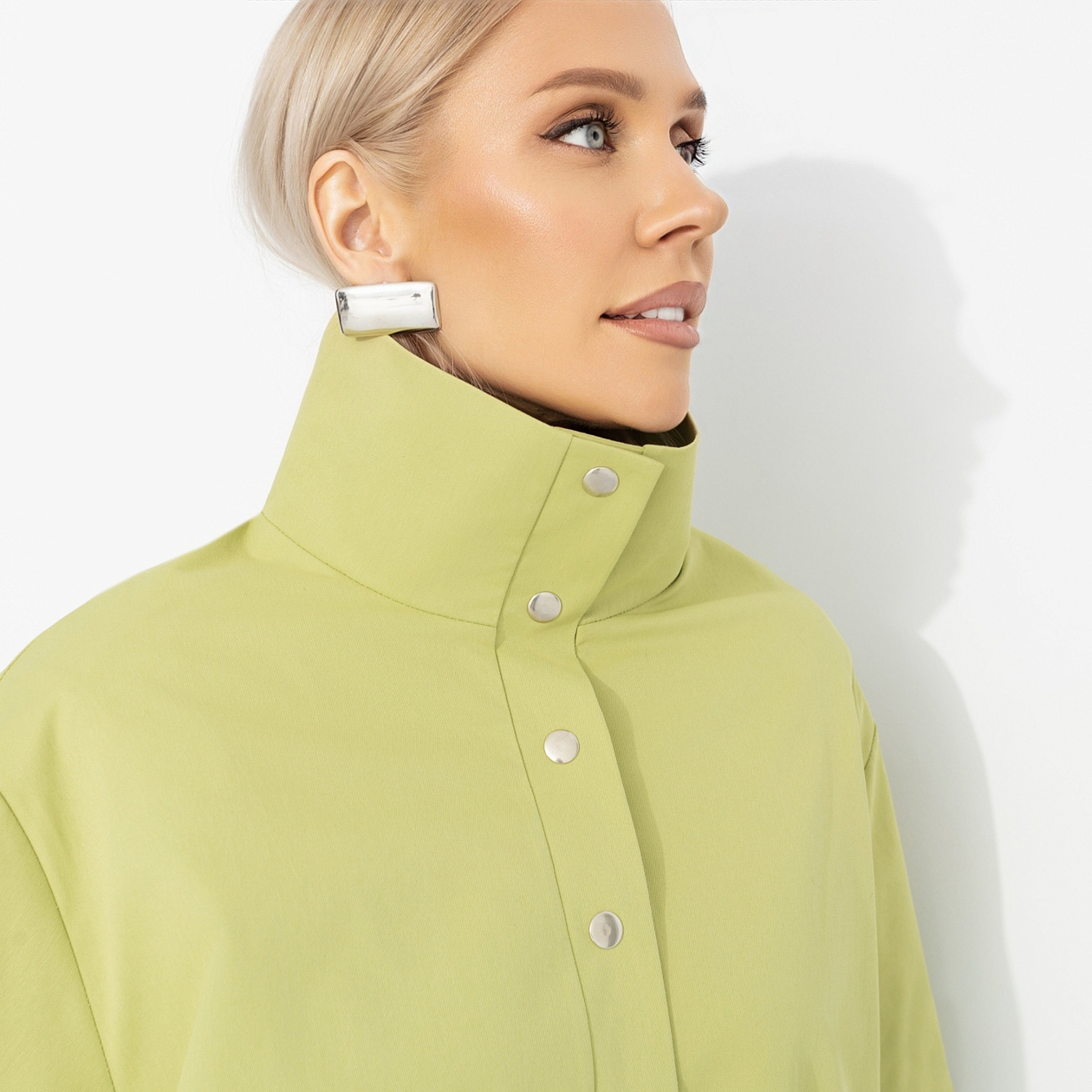 Поцелуй ветра (оливка). Состав: 50% хлопок, 30% п/э, 20% вискоза