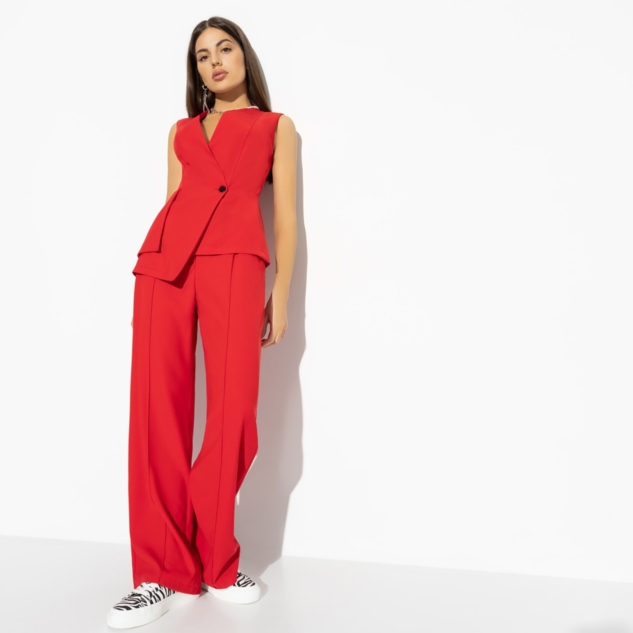 Брюки Модный захват (red) 