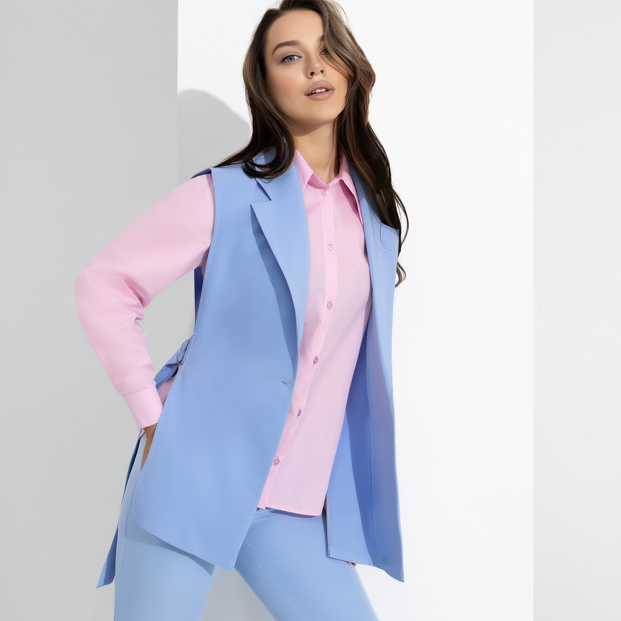 Сама себе босс (sky blue). Состав: 95% п/э, 5% спандекс