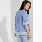 Блуза Путешествие в Прованс (spring day). Состав: 95% вискоза, 5% спандекс