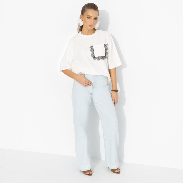 Футболка На стильной волне (белая) 