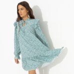 Платье Тонкий комплимент (bright). Состав: 65% полиэстер, 30% вискоза, 5% эластан