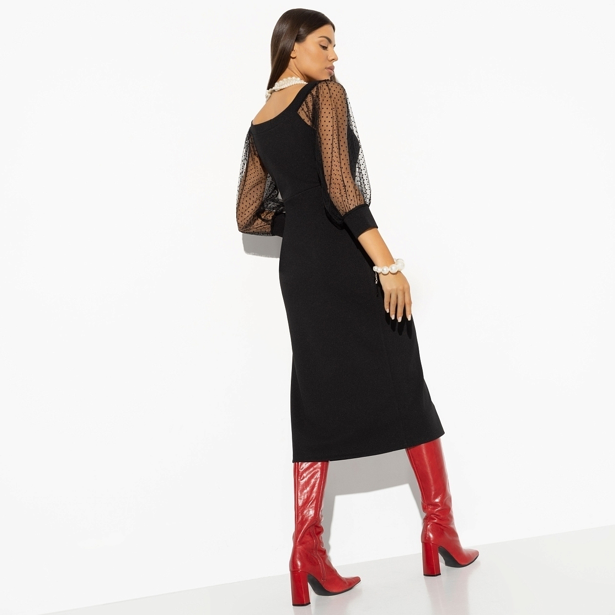 Платье Смотрите на меня. Состав: 95% п/а, 5% эластан