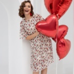 Платье Прекрасная композиция. Состав: 97% полиэстер, 3% эластан