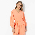 Восхитительные охваты (теплый коралл). Состав: 72% п/э, 22% вискоза, 6% спандекс