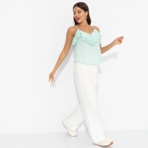 Смотри не засмотрись (мятный). Купить женский Топ оптом от производителя.