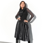 Сарафан Элегантное очарование (black). Состав: 65% нейлон, 30% вискоза, 5% спандекс