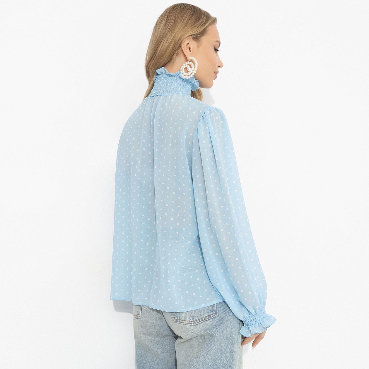 Блуза Акцент на тебе (кокетка). Состав: 100% полиэстер