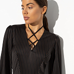 Платье Высокие требования (brown, с ремешком). Состав: 95% пан, 5% спандекс