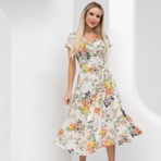 Платье Всегда в выигрыше! (эффектная, с поясом). Состав: 80% п/э, 20% вискоза