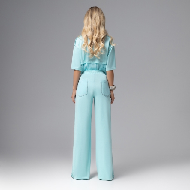 Брюки Раскованный шик (лазурные) 