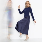 Платье Нежная утонченность (моя мудрость). Состав: 95% п/э, 5% эластан