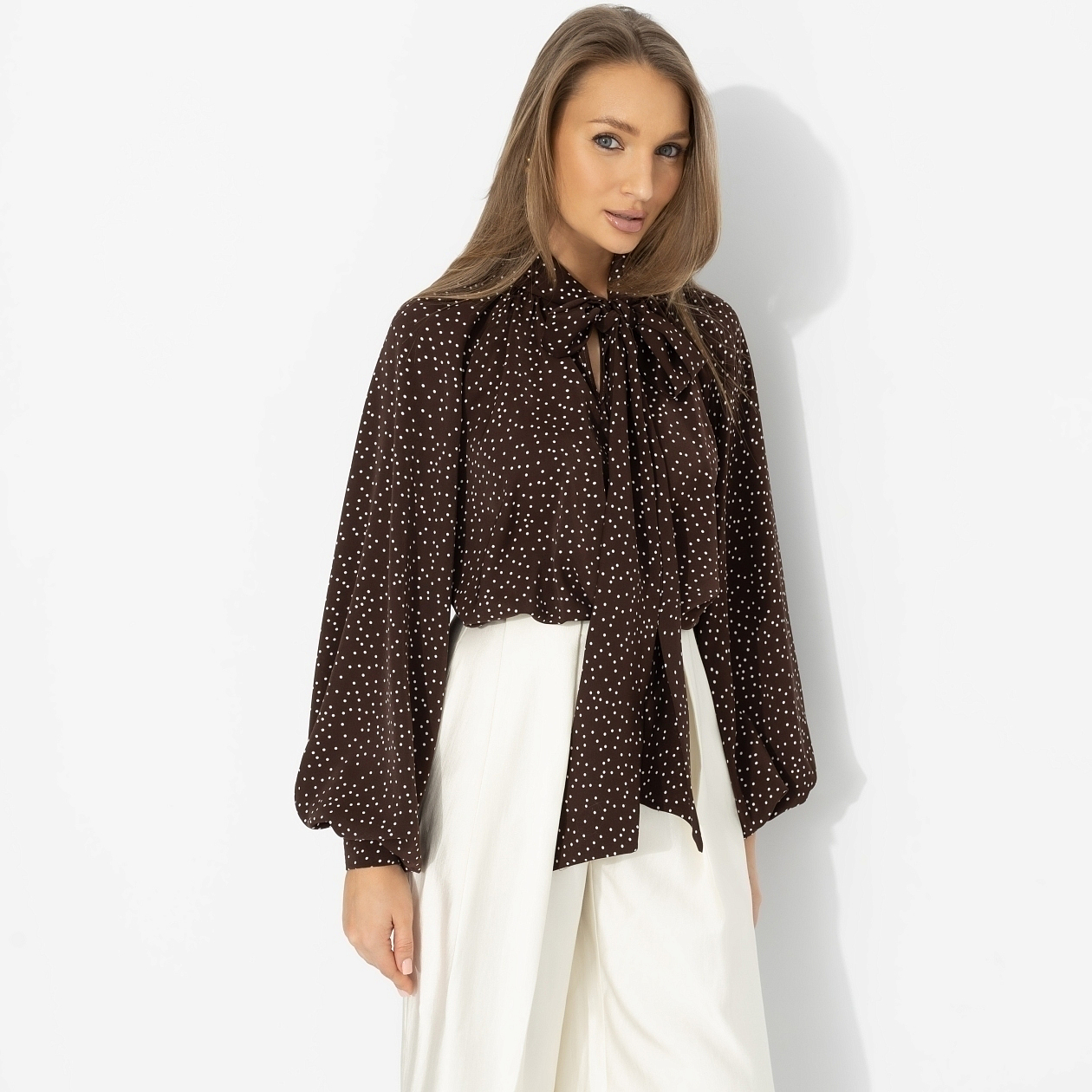 Блуза Привлекаю удачу (элегантная). Состав: 95% полиэстер, 5% эластан