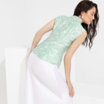 Блуза Повышенное внимание (грин). Состав: 100% вискоза