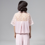 Стильное дежавю (розовый сон). Состав: 65% п/э, 30% вискоза, 5% спандекс