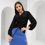 Блуза Прогулка под звездопадом. Состав: 95% п/э, 5% эластан