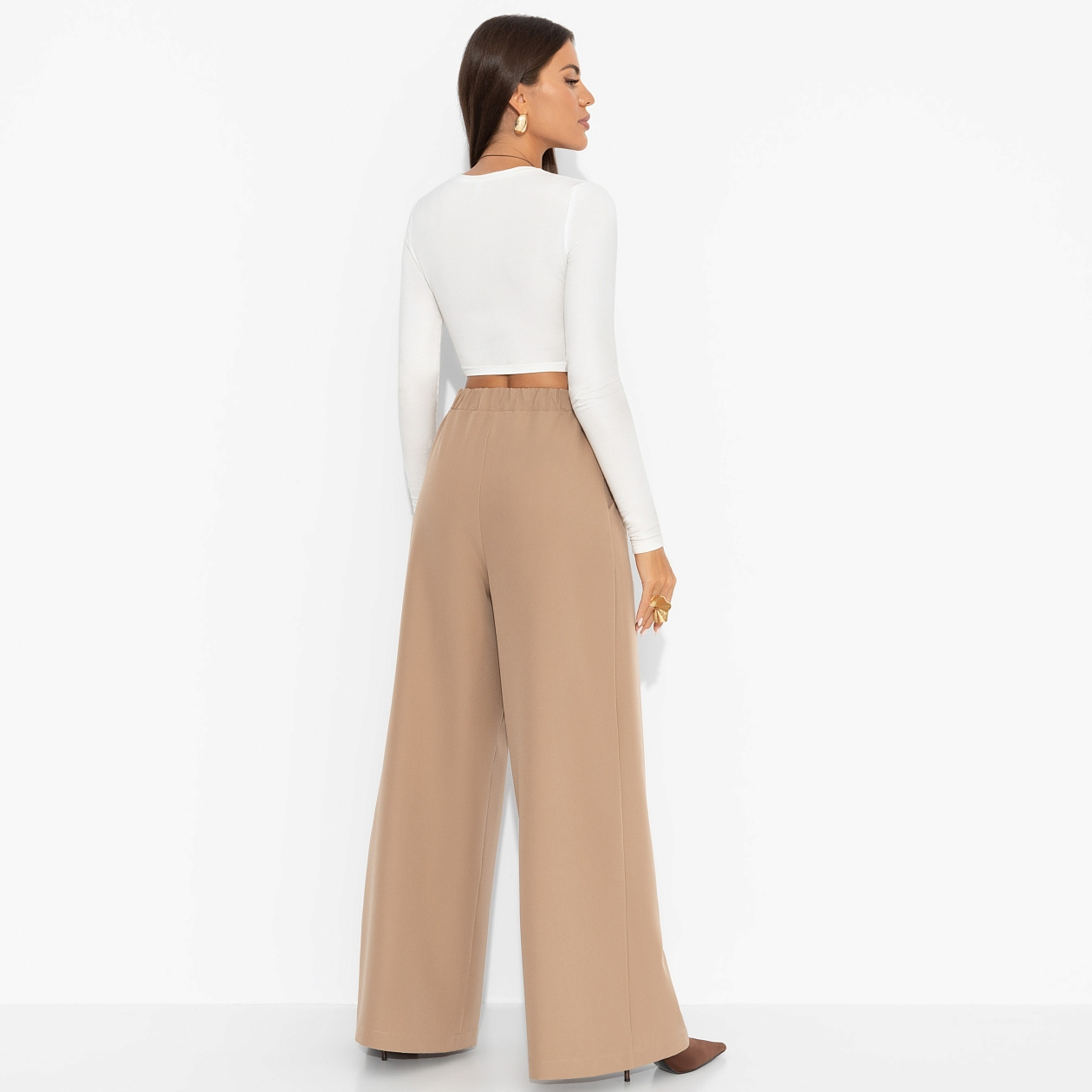 Брюки Договор подписан. Состав: 60% п/э, 37% вискоза, 3% спандекс